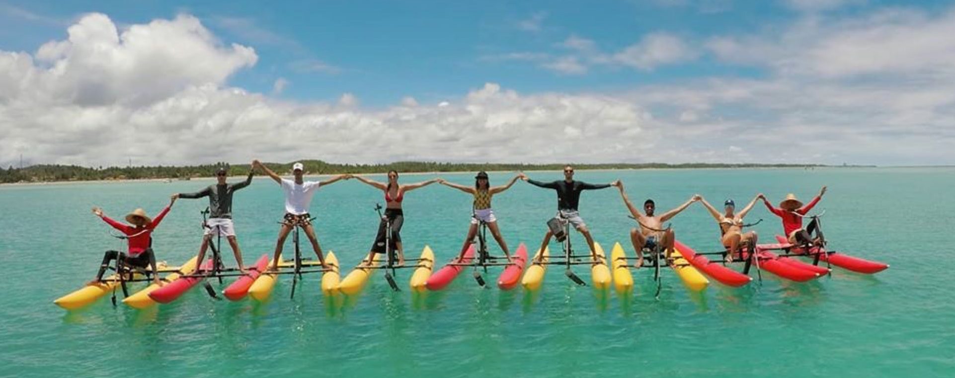 Aluguel das Bicicletas Aquáticas Chiliboats é um sucesso mundial!