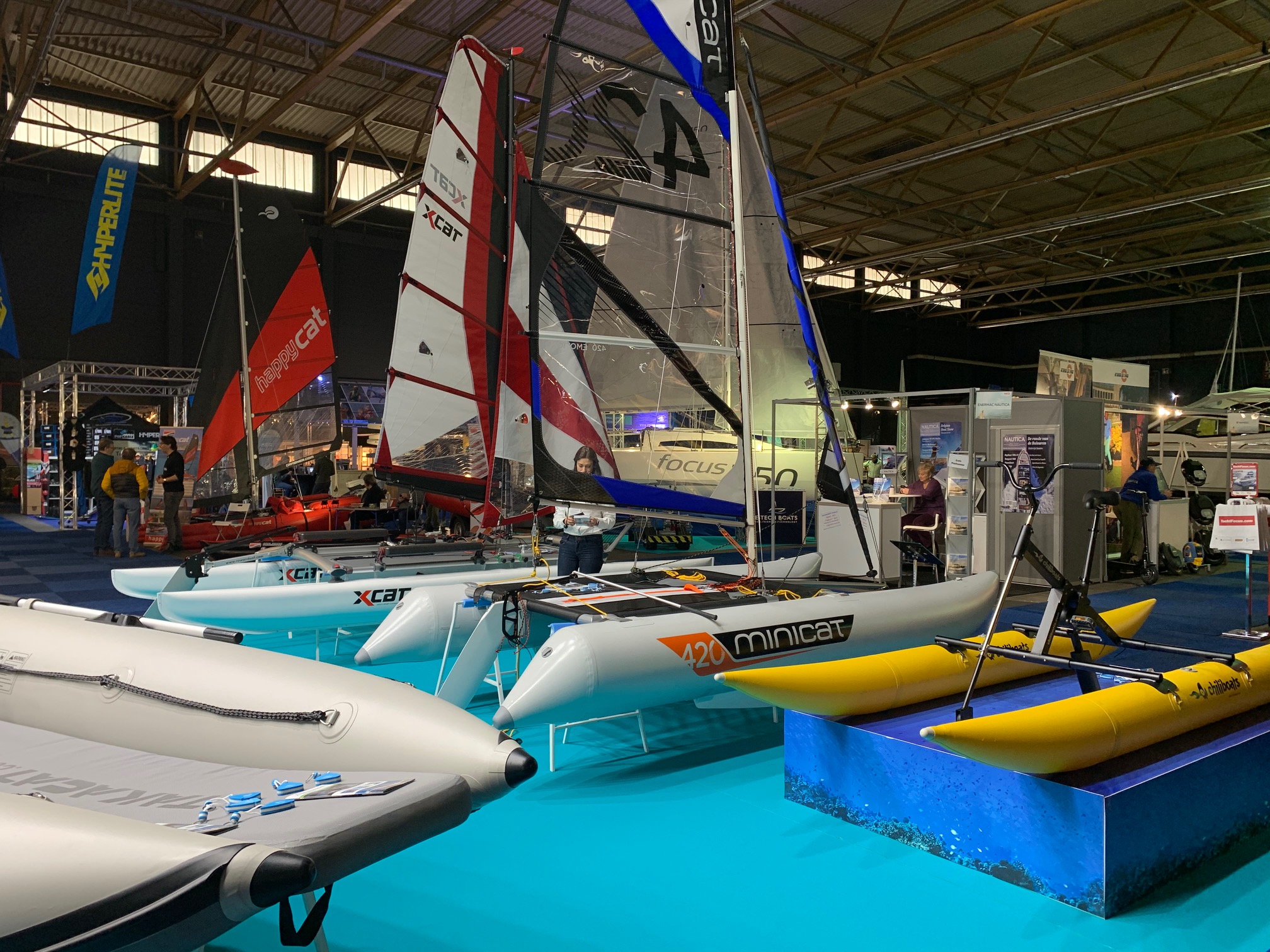 Chiliboats Waterbikes at Belgian Boat Show