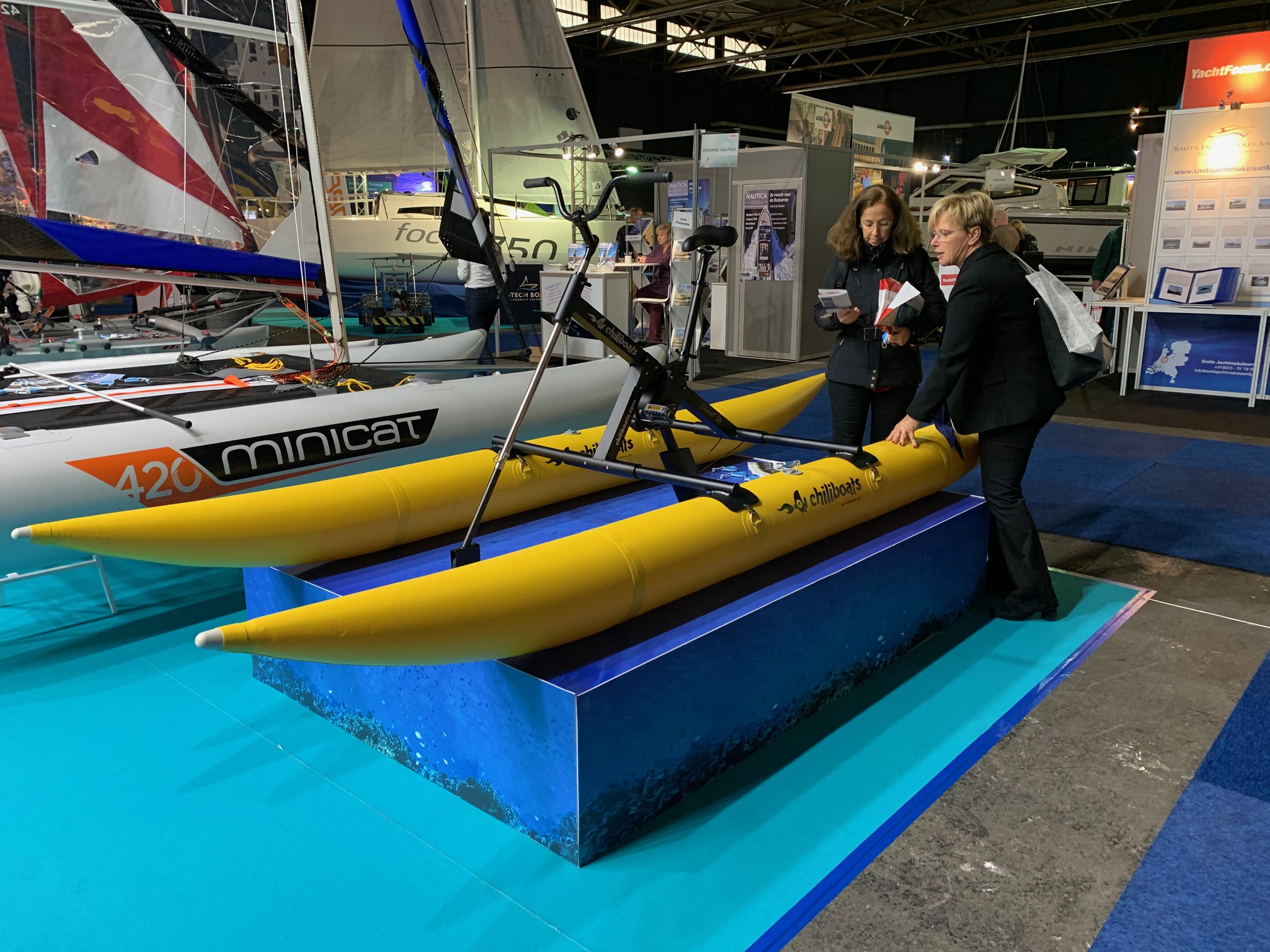 Chiliboats Waterbikes at Belgian Boat Show